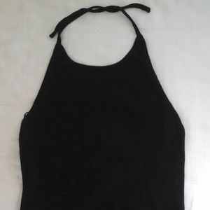 Cashmere halter tank top